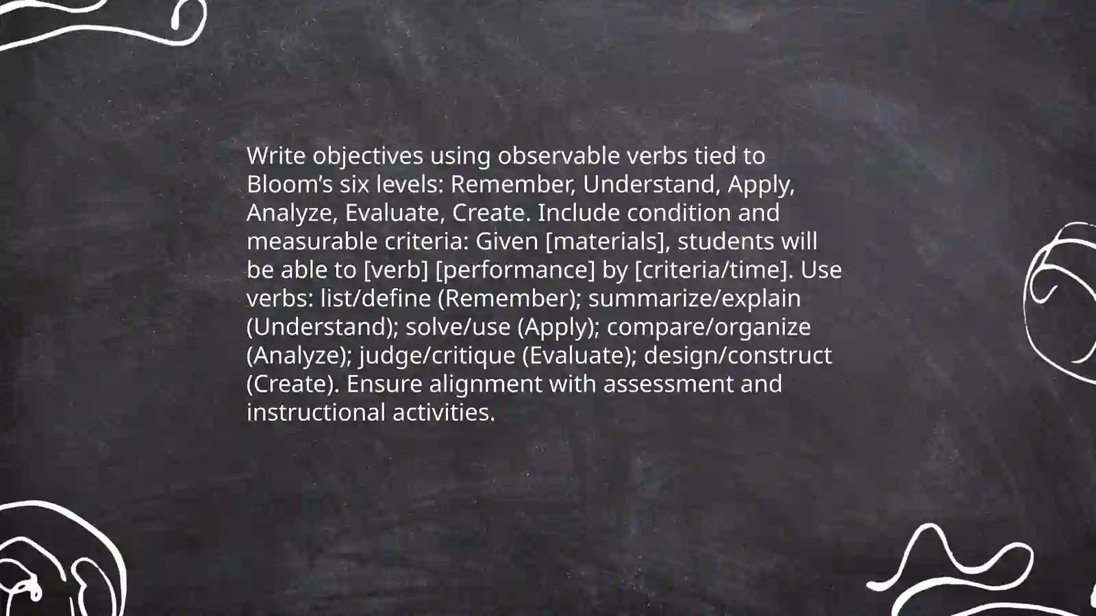 Lesson Planning and Bloom’s Taxonomy 4