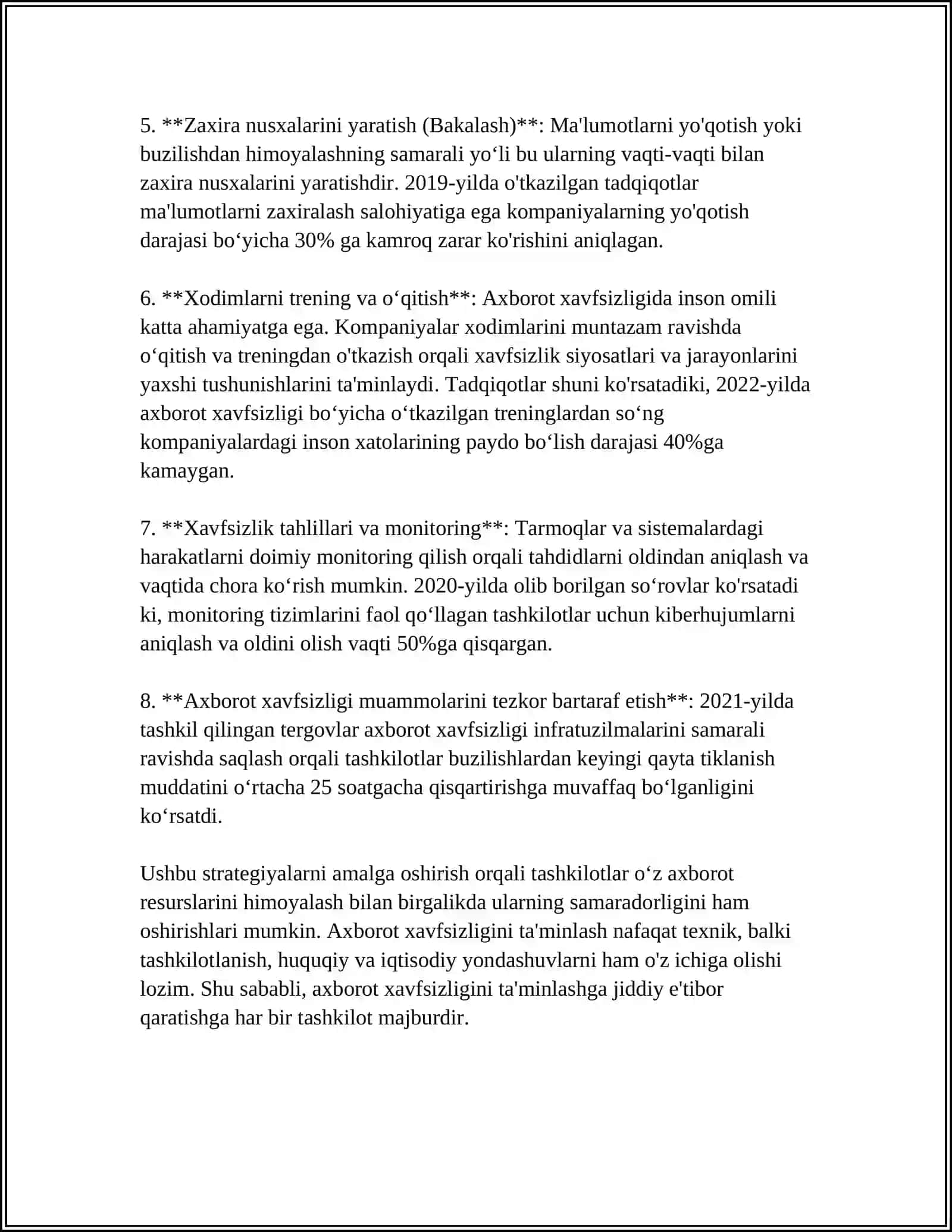KORXONA FAOLIYATIDA AXBOROT XAVFSIZLIGI 4