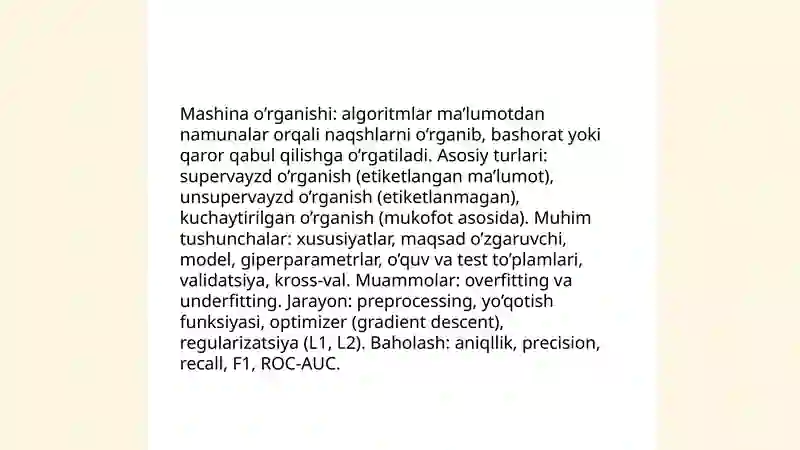 Sun’iy intellekt 4