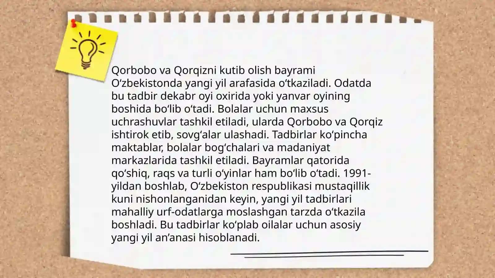 Yangi yil mavzusi bo'yicha reja kichkina bolajonlar uchun 4