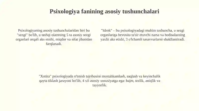 Umumiy psixologiya fanininng predmeti 4