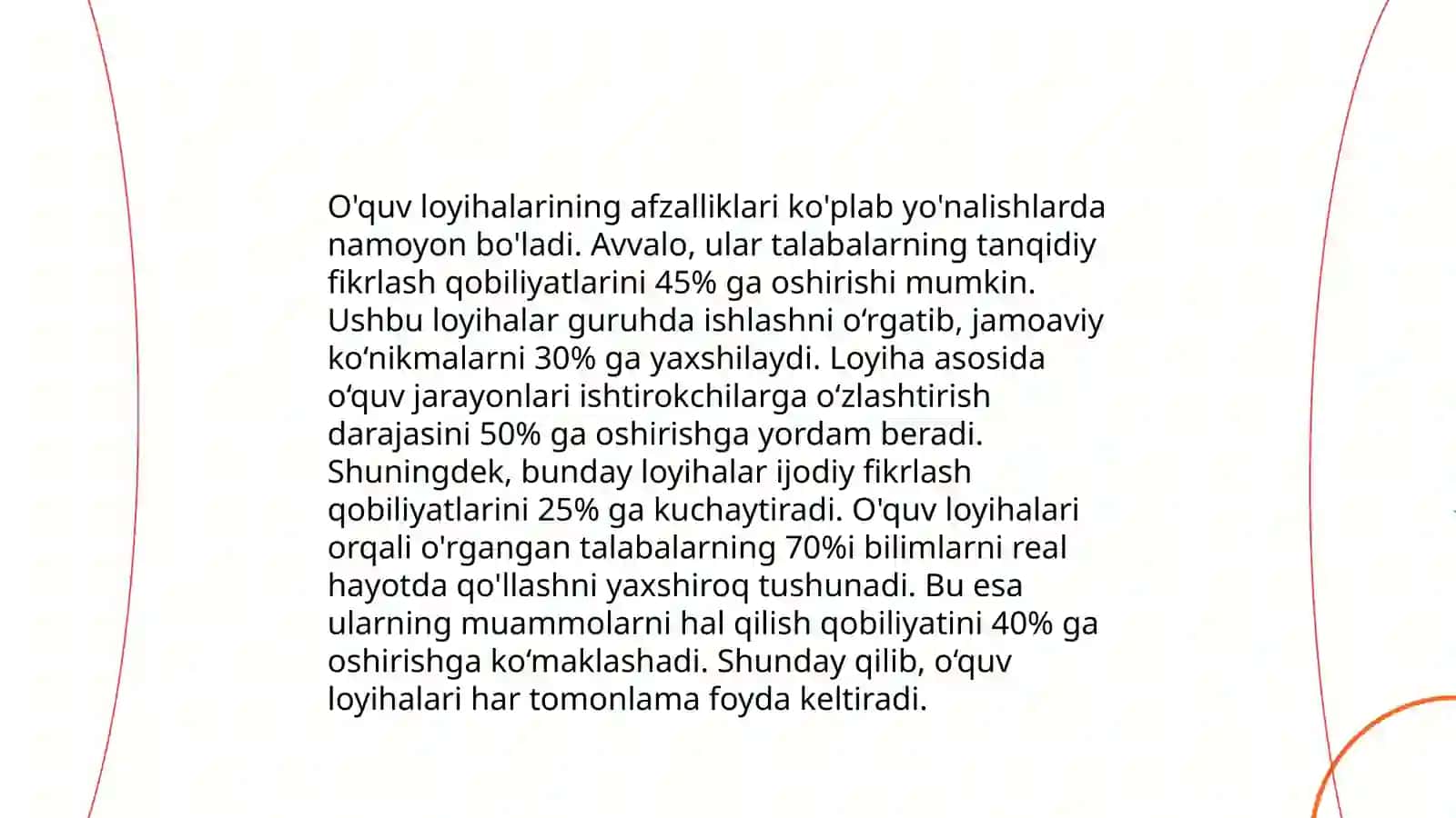 Ishchanlik o‘yin, o‘quv loyihasi, keys-stadi texnologiyalari “Tarbiya” fanini o‘qitishning muhim shakllari 4