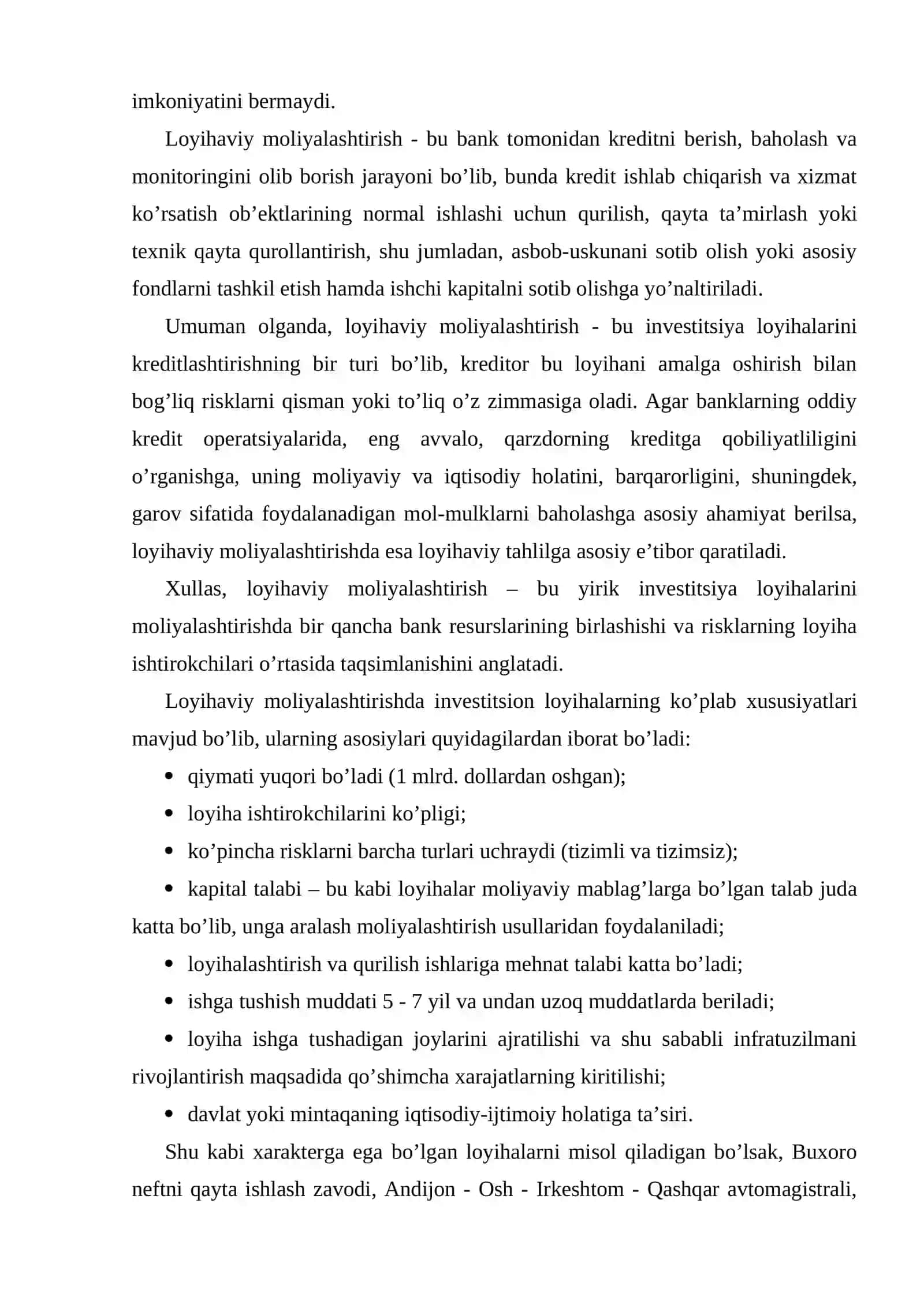 Investitsiyalarni loyihaviy moliyalashtirish 4