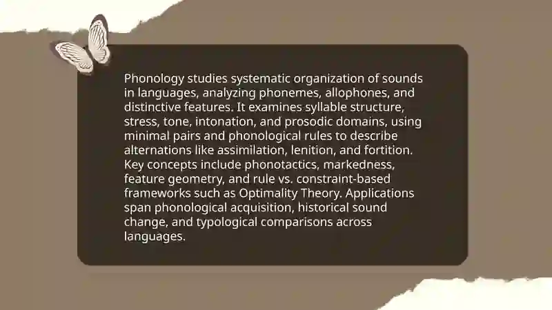 Linguistics 4