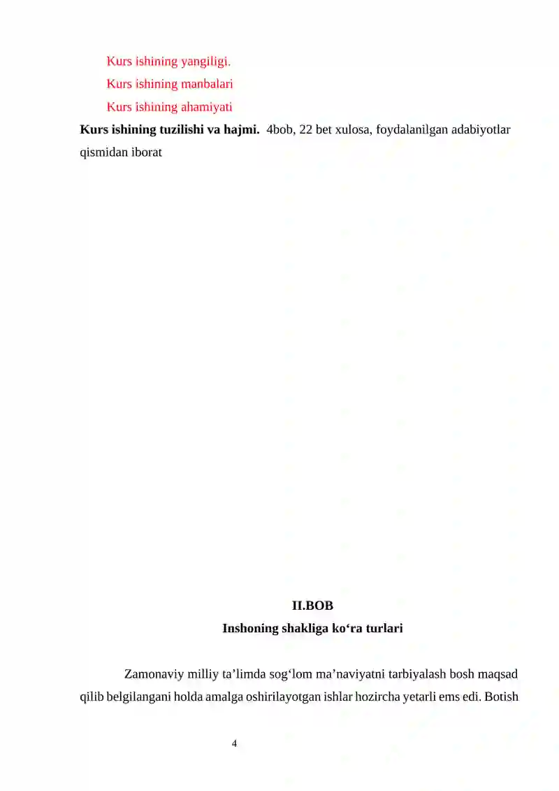 ONA TILI DARSLARIDA ILMIY INSHO YOZISH KO‘NIKMASINI RIVOJLANTIRISHNING METODIKASI 4