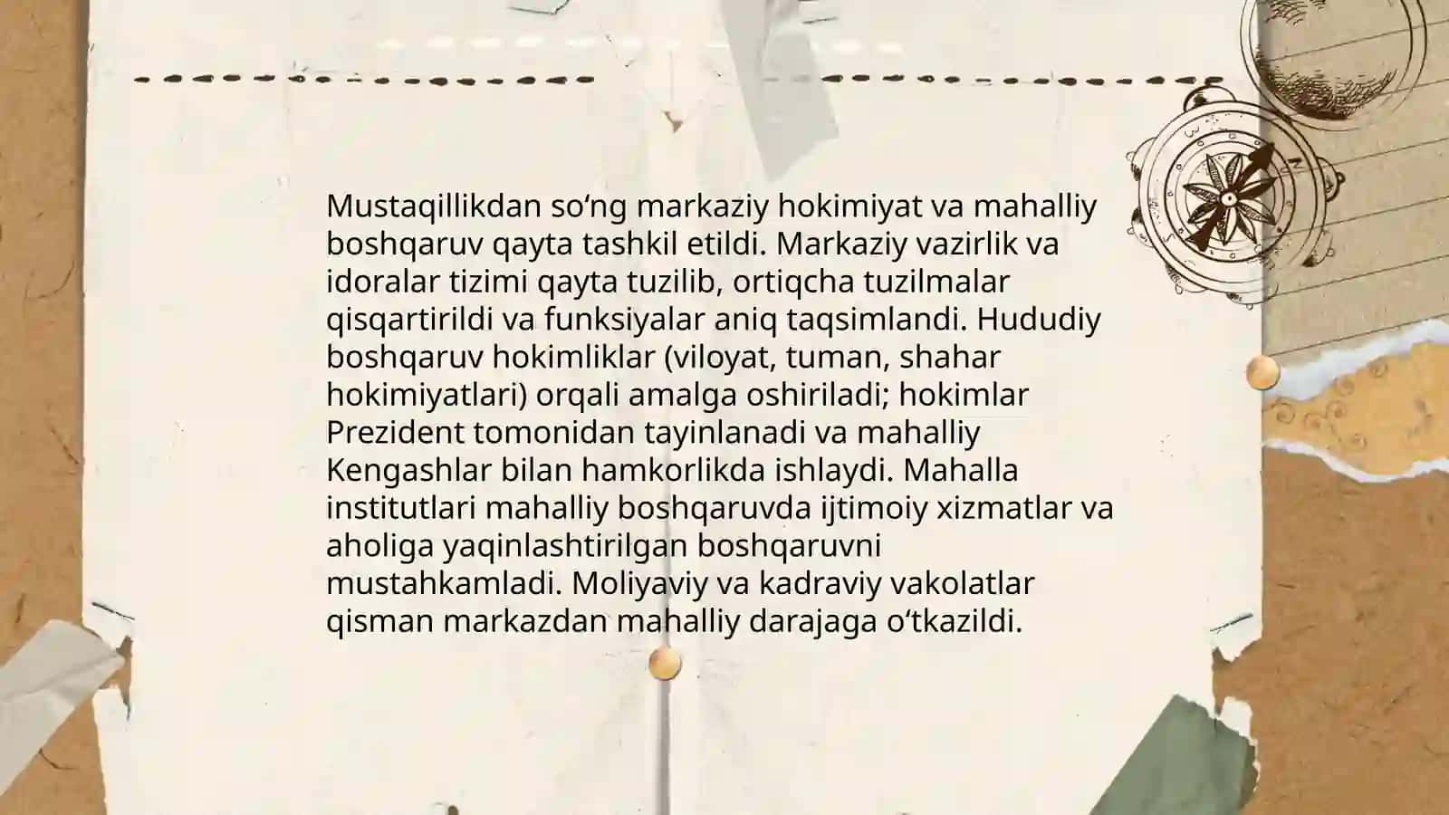 Mustaqillik yillarida Davlat boshqaruvi tizimida amalga oshirilgan islohotlar 4