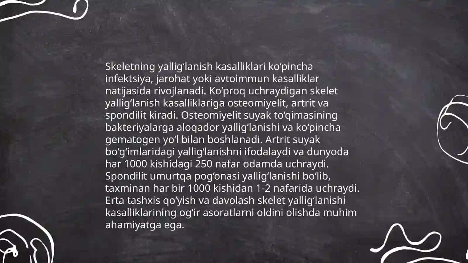 Suyak va bog'imlar kasaliklari 4