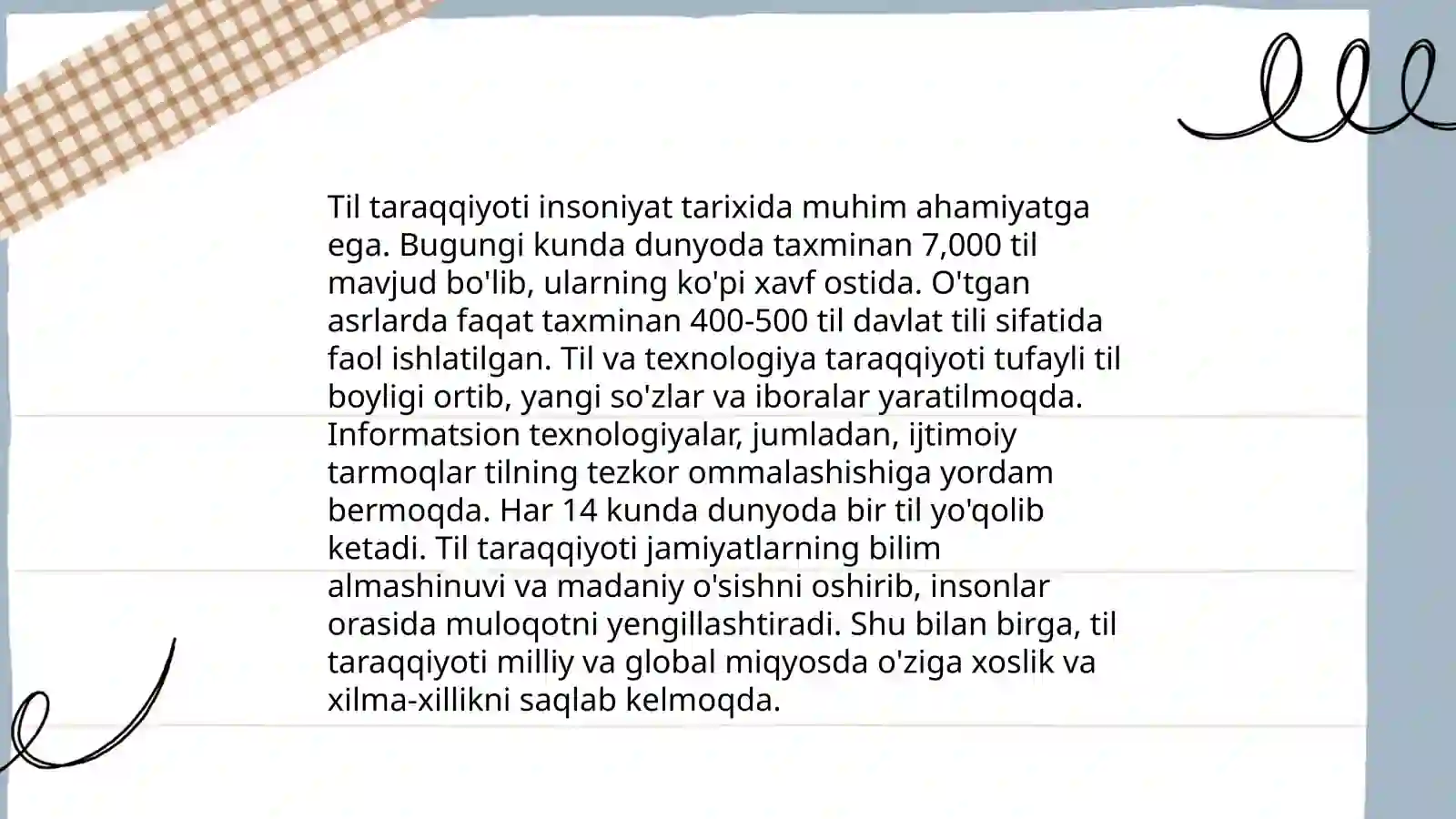 Tilga e’tiborning tarixi 4