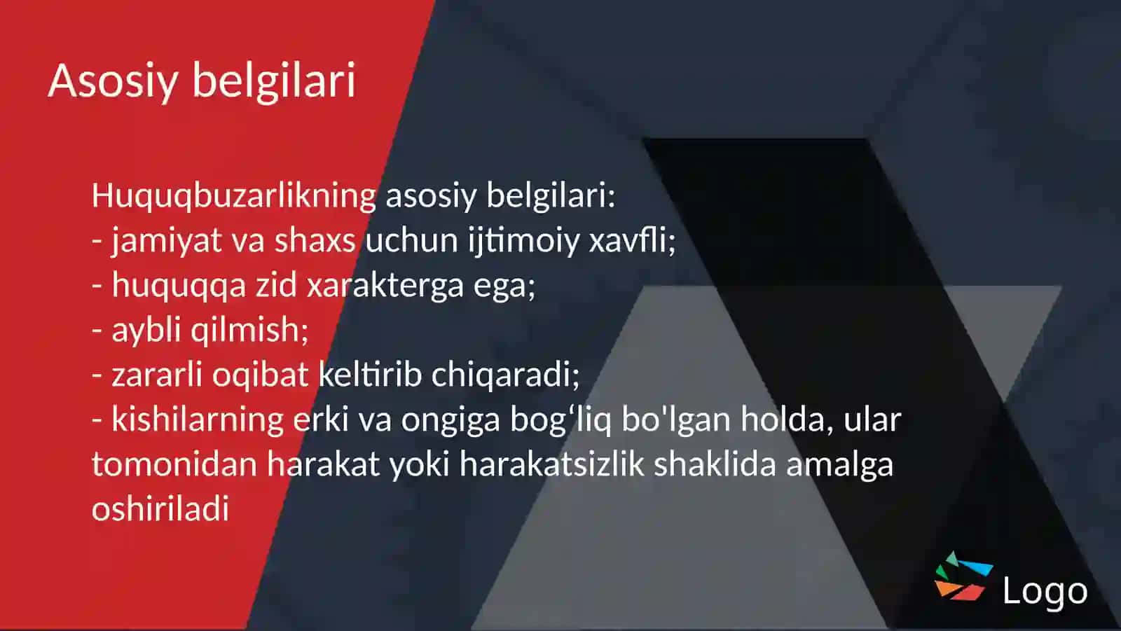 Huquqbuzarlik va yuridik javobgarlik 4