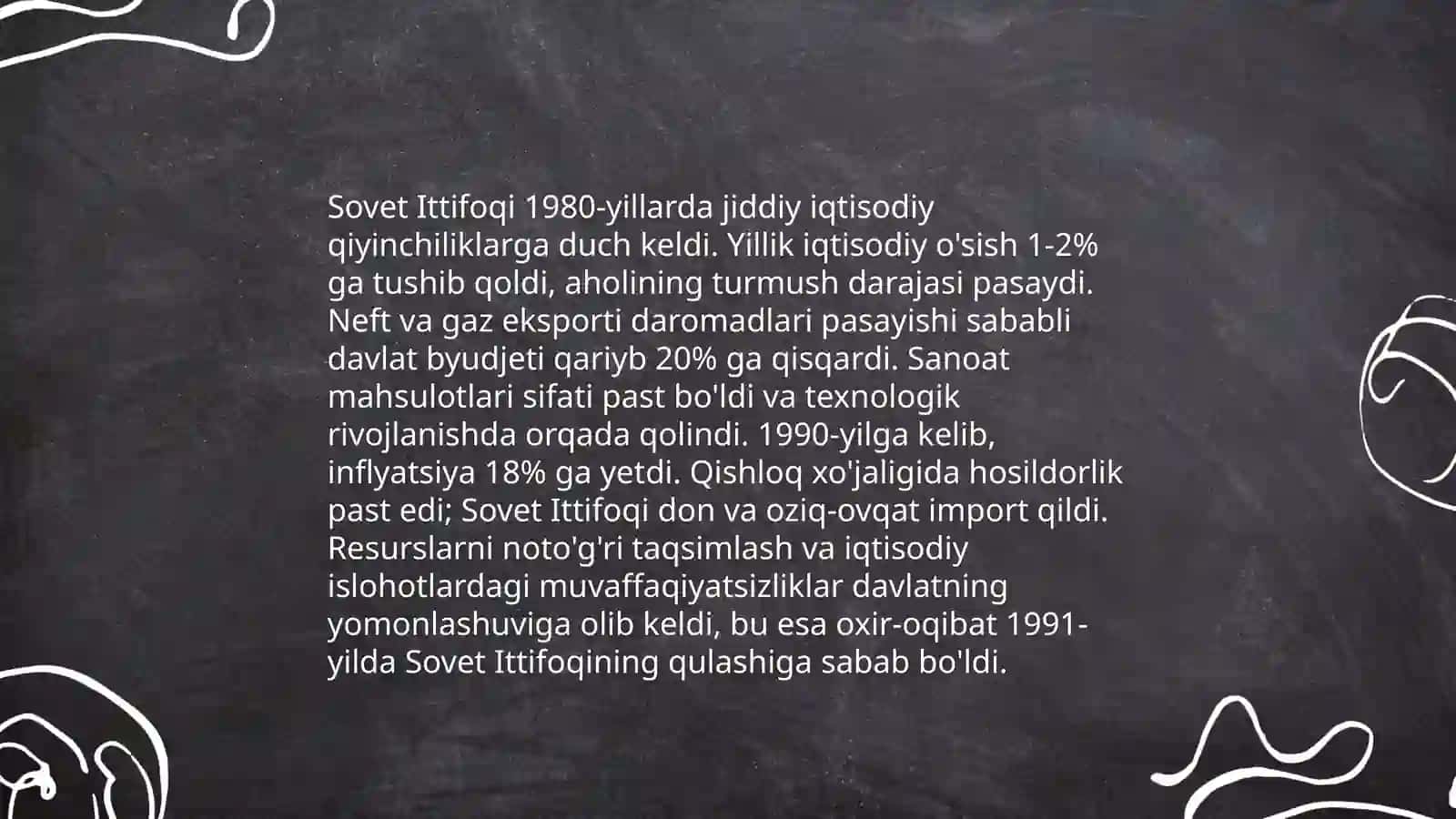 Sovet davlatining tanazzulga yuz tutishi 4
