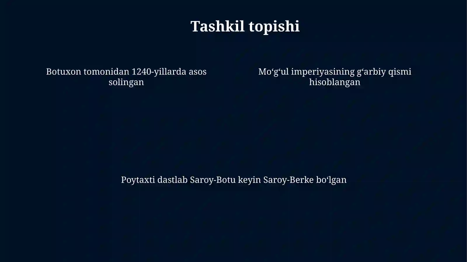 OltinOʻrdaxonligi 4