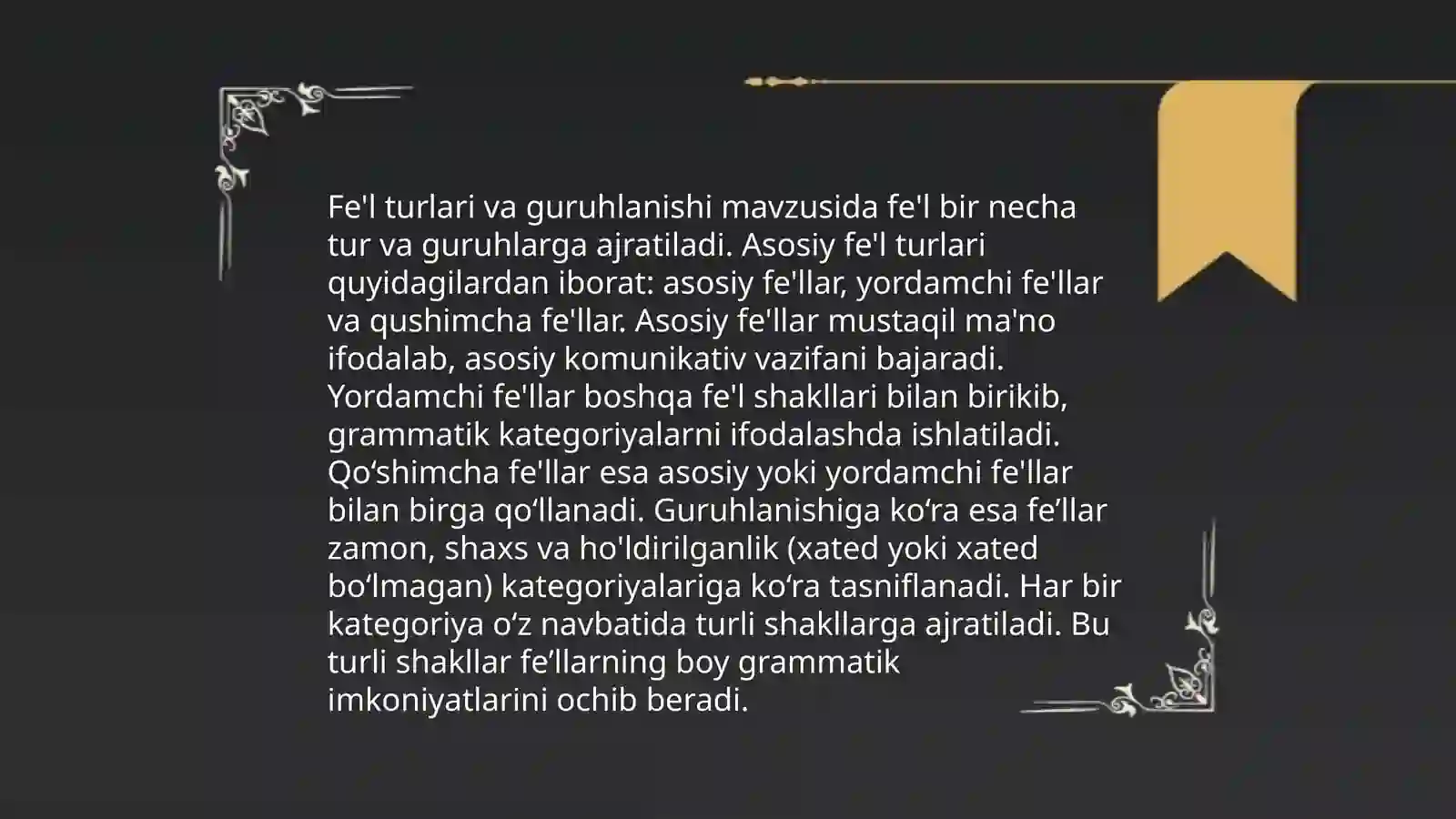 Arab tilidagi SARF ILMI 4