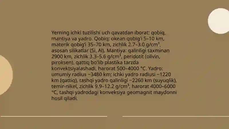 Yer sayyorasi va uning evolyutsiyasi 4