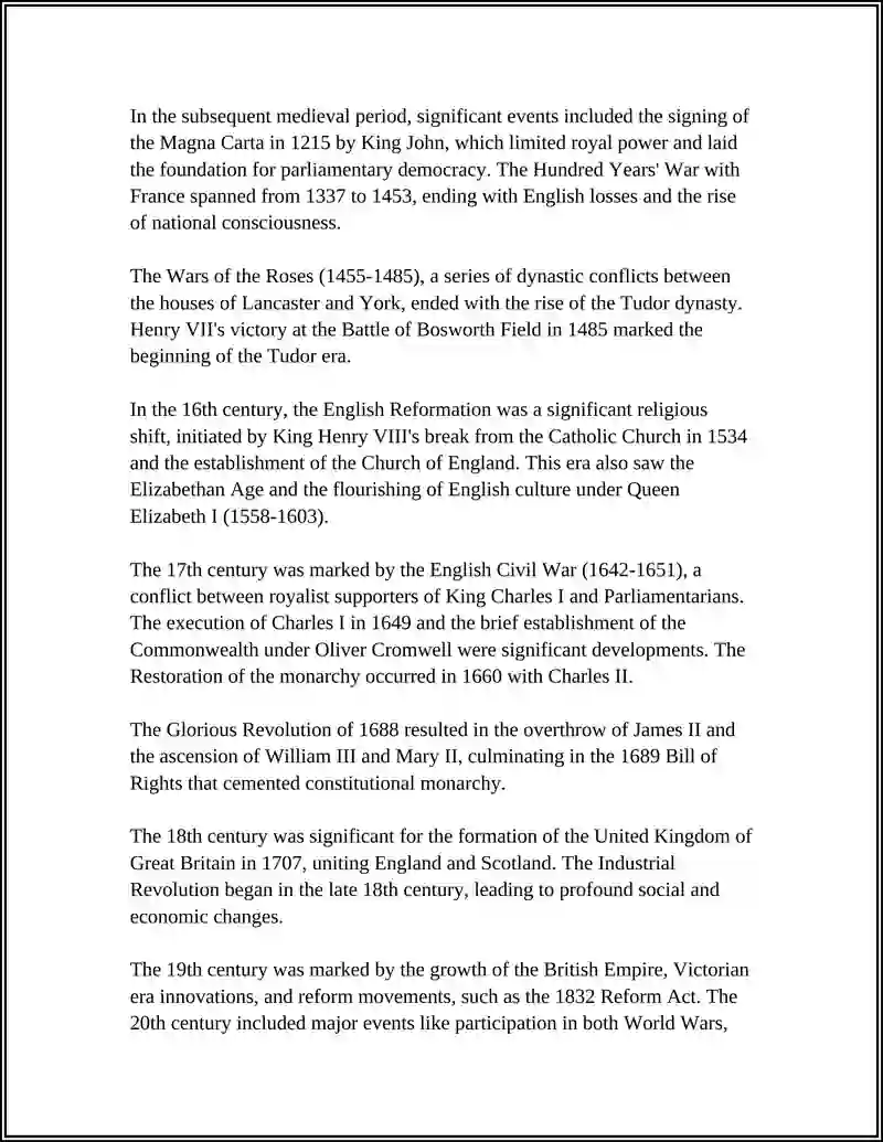 History of Great Britain 4