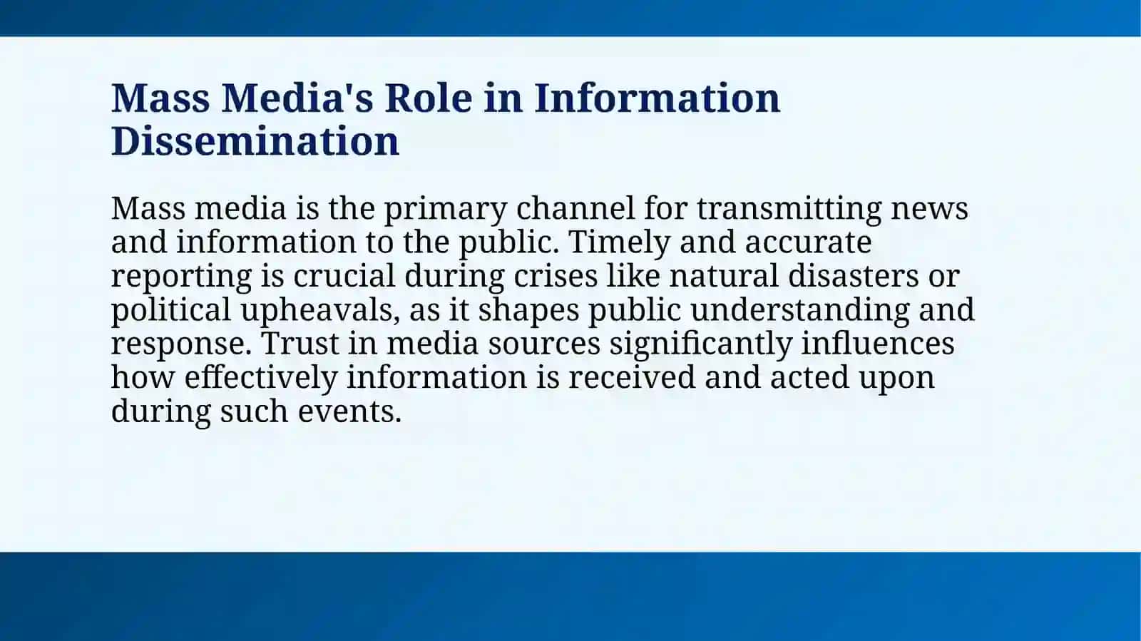 Mass media in our life 4