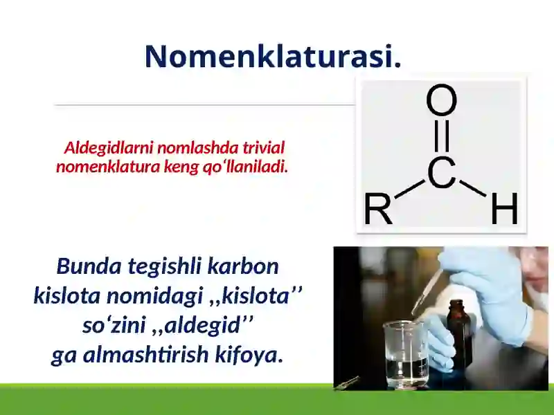 Oksobirikmalar va aldegidlar 4