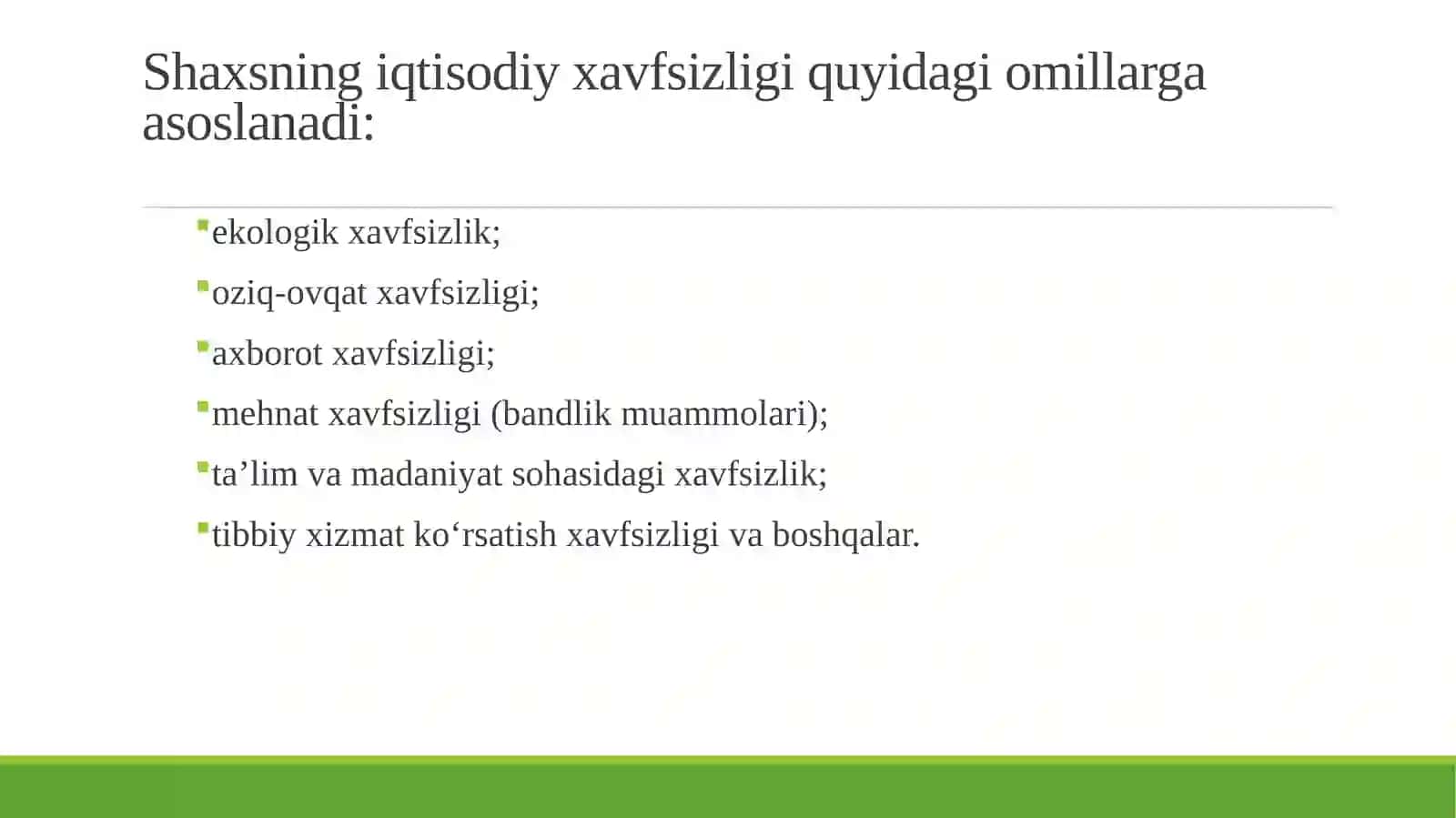 Shаxsning iqtisodiy xаvfsizligini tа’minlаsh muаmmolаri 4