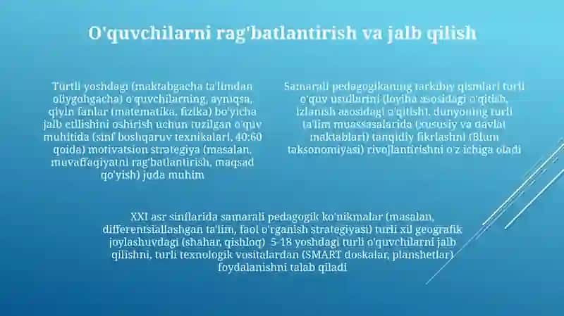 Pedagogik mahorat asoslari va tarkibiy qismlari 4