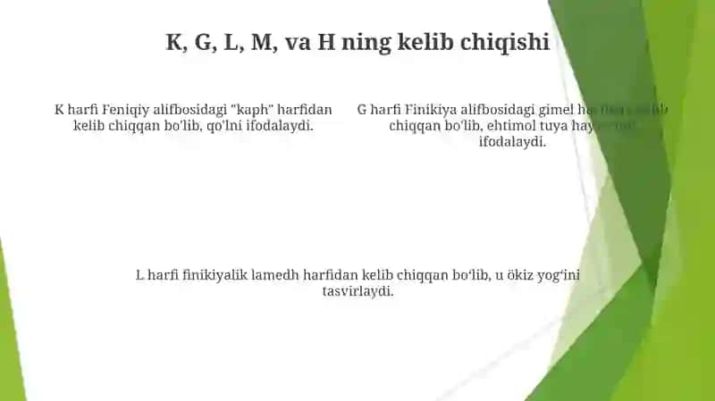 Kof gof lom va mim harflari 4