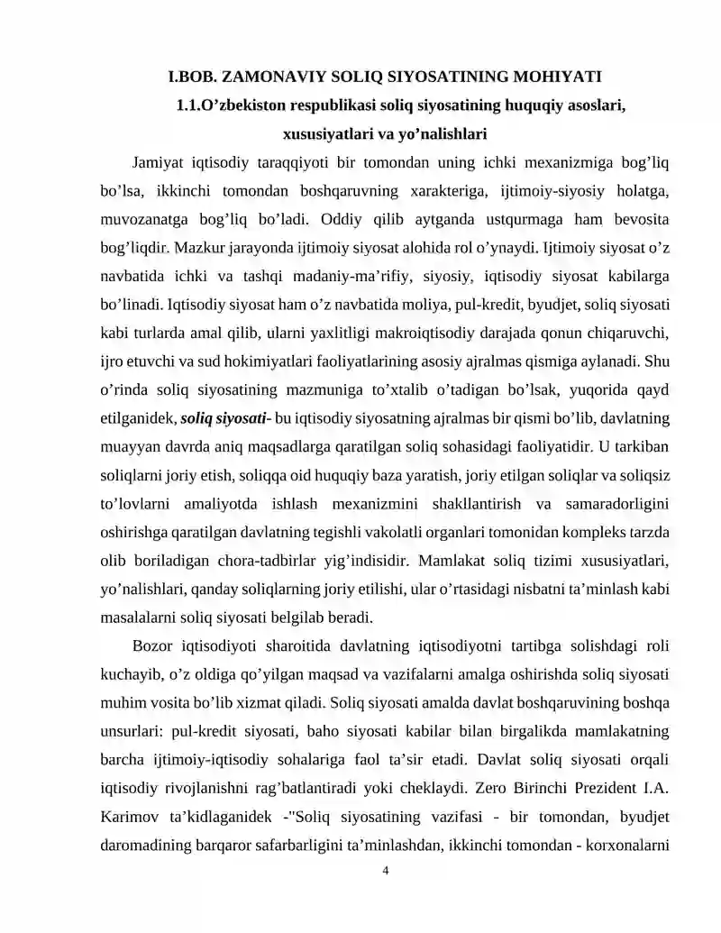 ZAMONAVIY SOLIQ SIYOSATI VA UNING DASTAK VOSITALARI 4