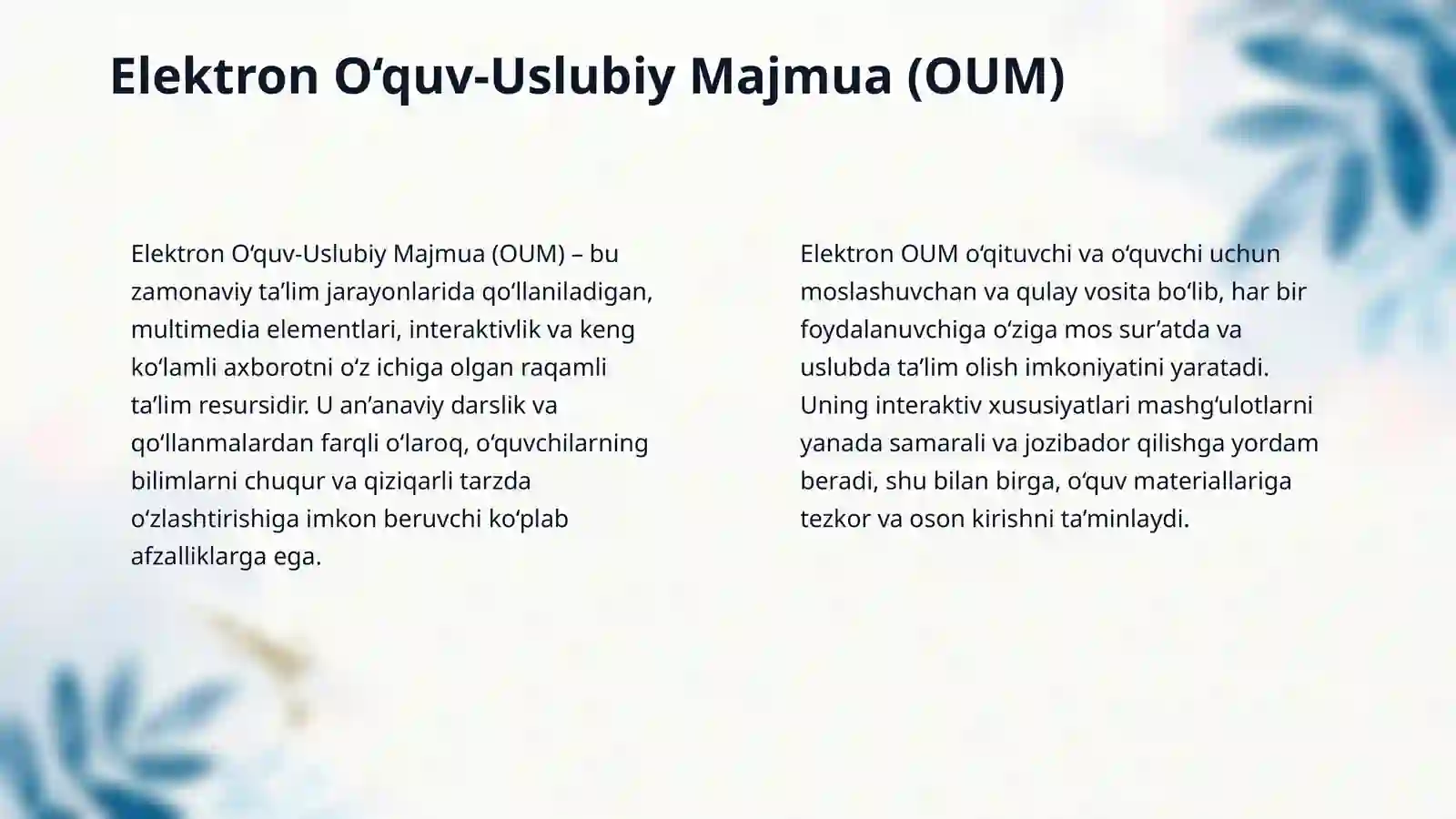 8-sinf informatika va axborot texnalogiyalari fanidan elektron o'quv-uslubiy majmua yaratish metodikasi 4