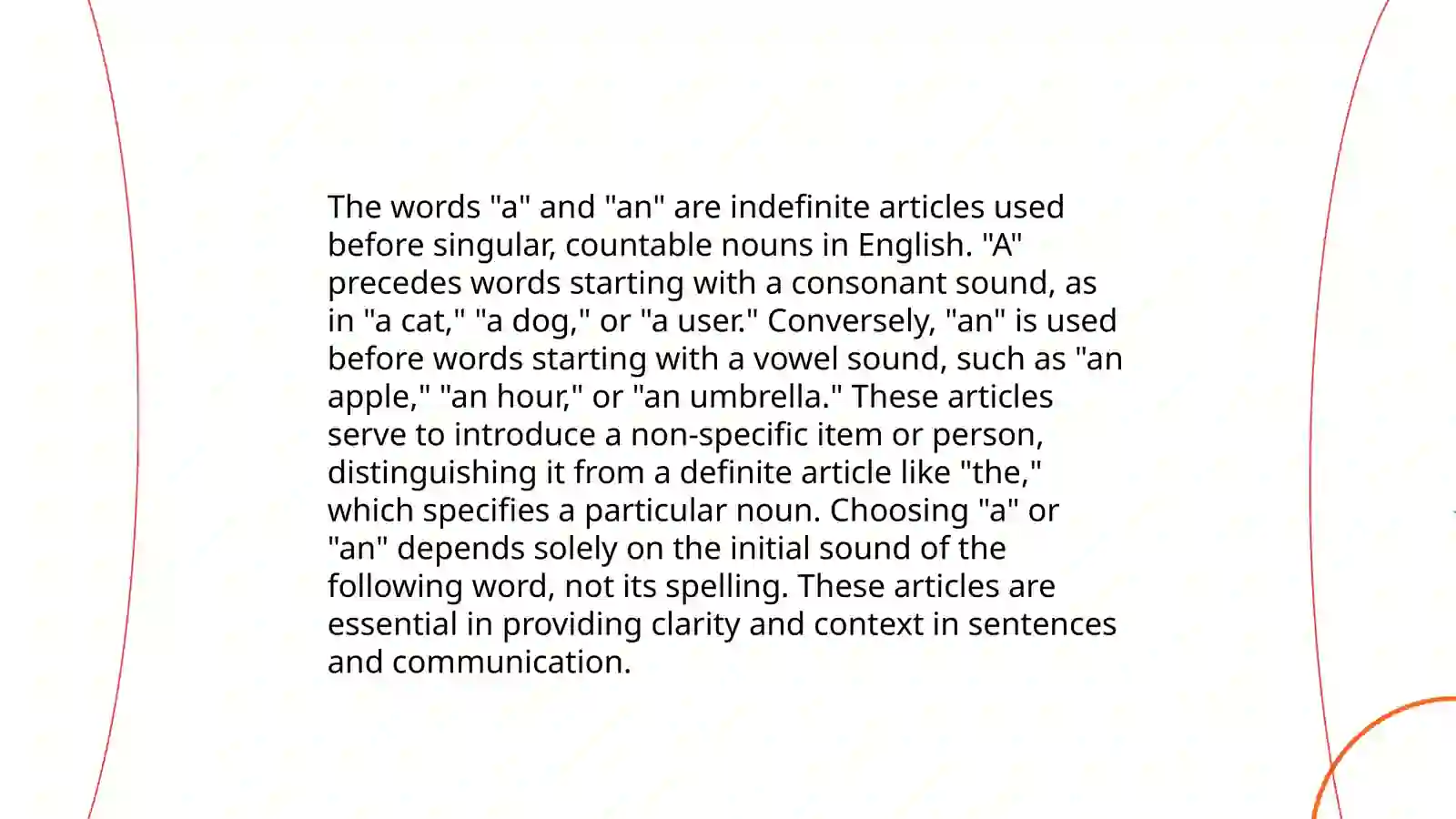 A and An Articles 4