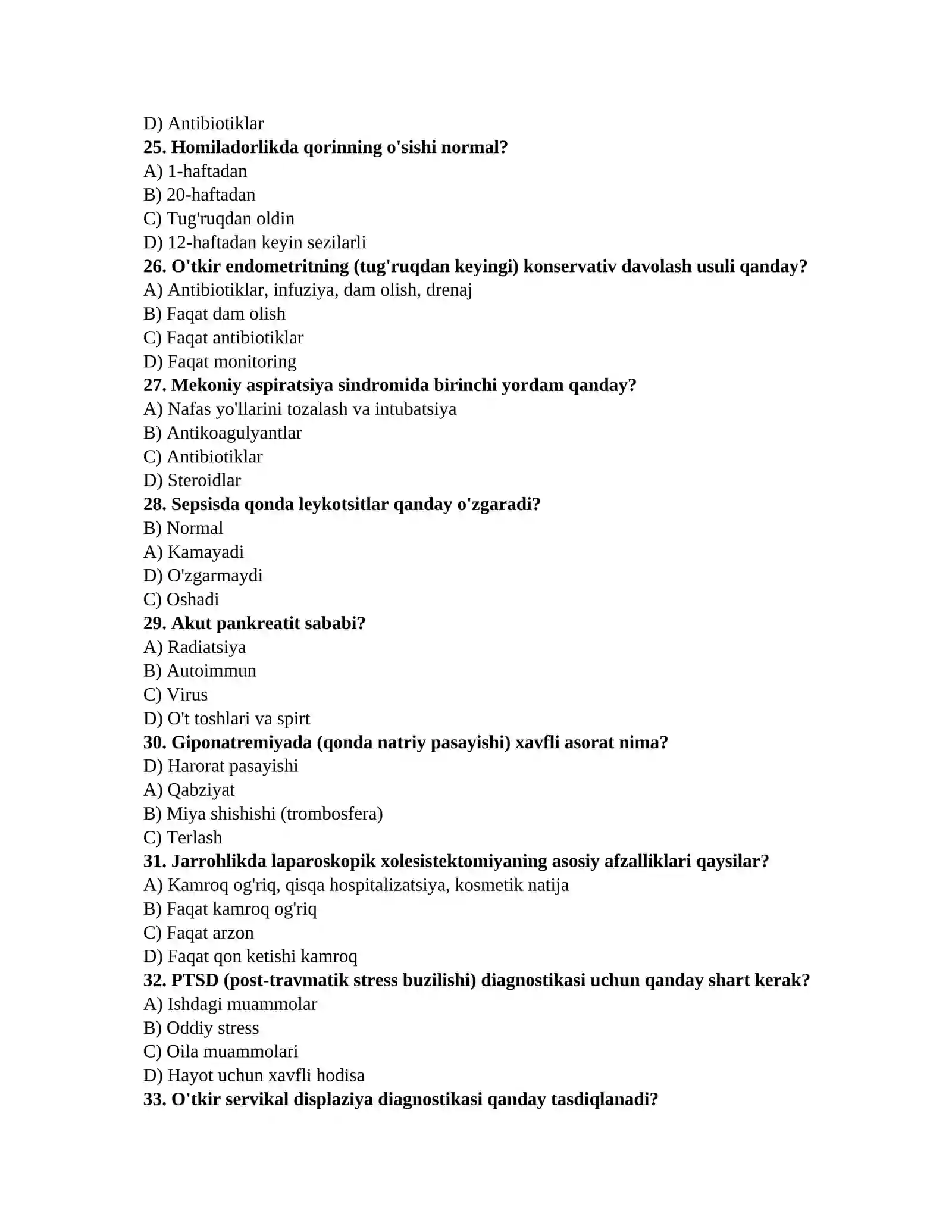 Akusherlik savollari 4