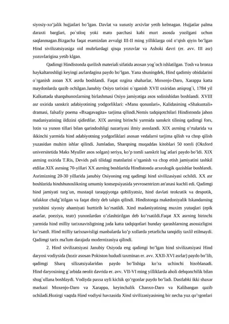 Hind sivilizatsiyasi 4