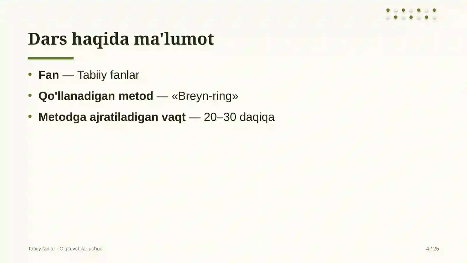 tabiiy fanlar darslarida breyn ring metodidan foydalanish 3848 4
