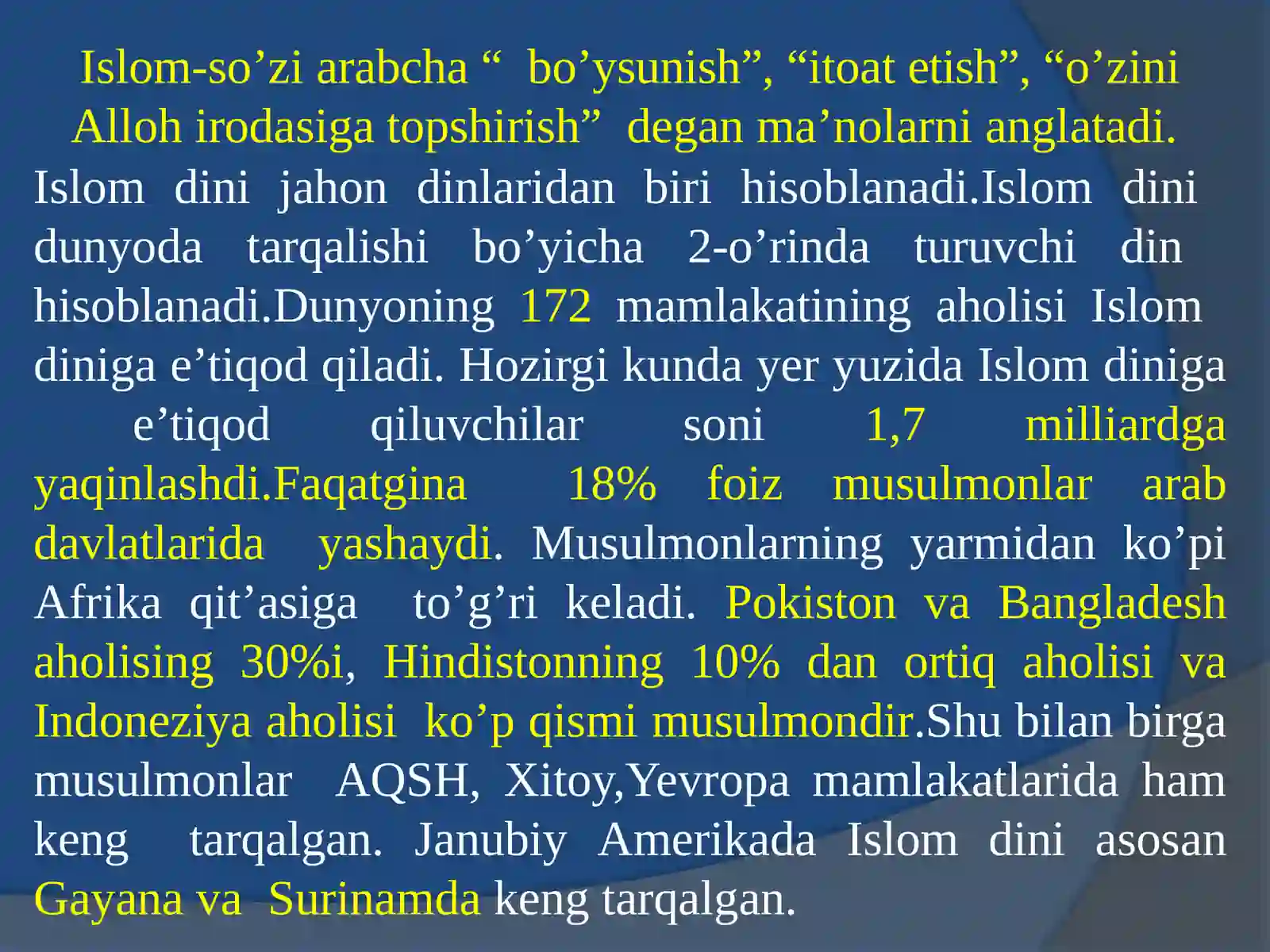 Islom dini tarixi va mohiyati 4