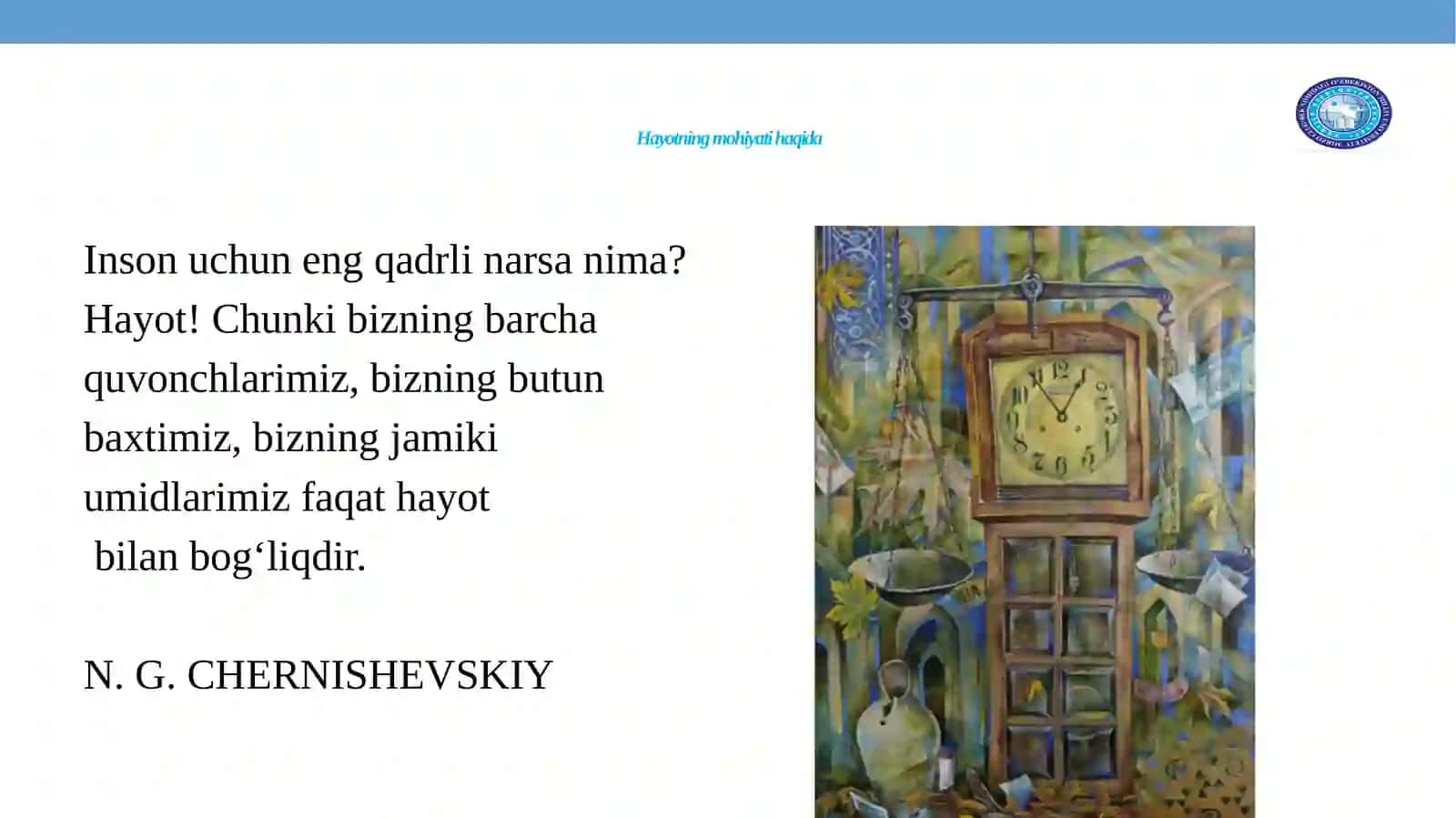 HAYOT MENING TASAVVURIMDA. BOLAJAK KASBIM. DIALOGIK MATN VA UNING TURLARI 4
