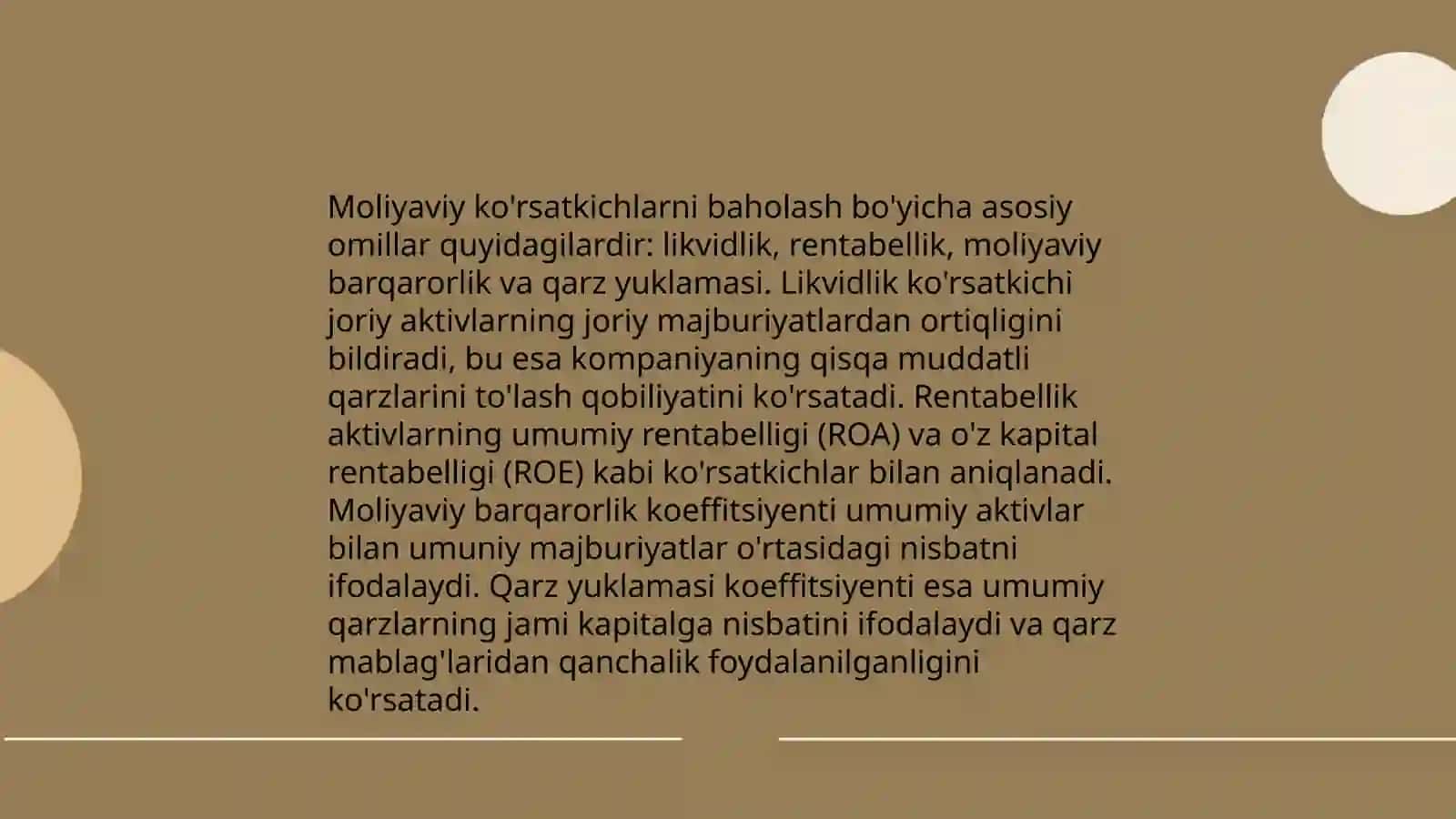 Tadbirkorlik subyektlarini moliyaviy tahlil qilish 4