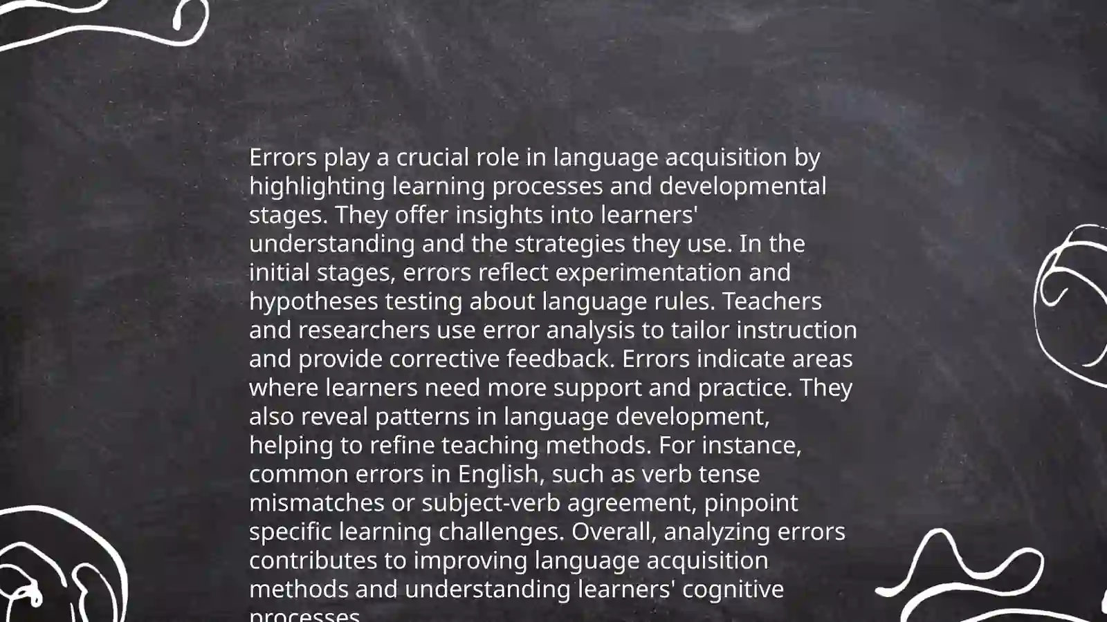 Errors and Interlanguage 4
