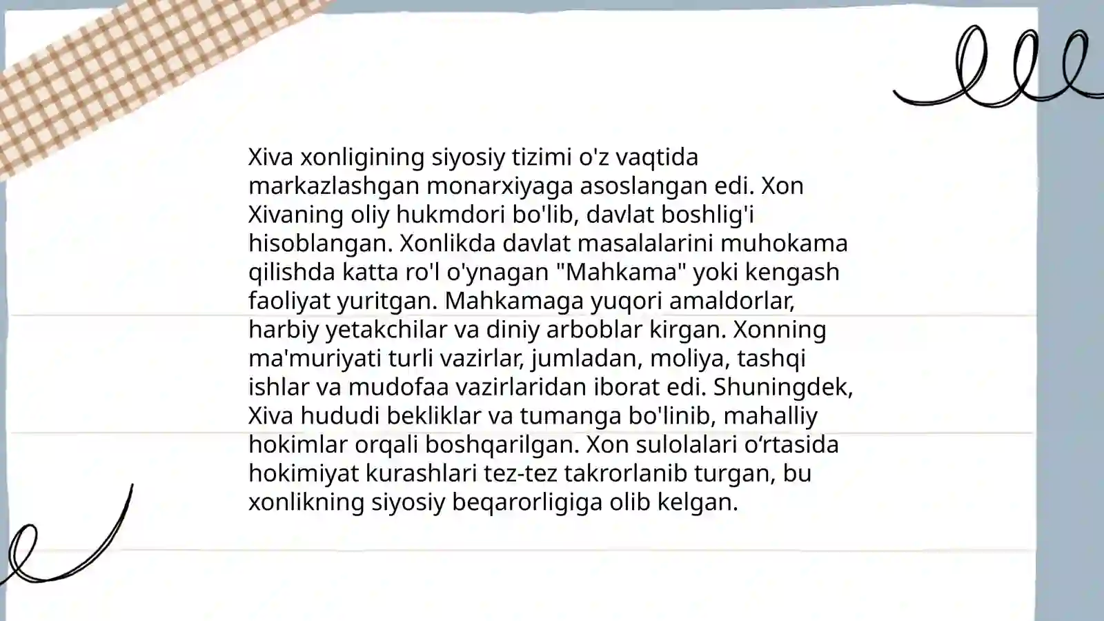 Xiva Xonligi Tarixi 4
