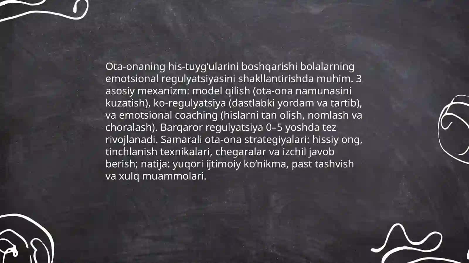 Ota onalikda hissiy intellektning bolalar rivojlanishiga tasiri 4