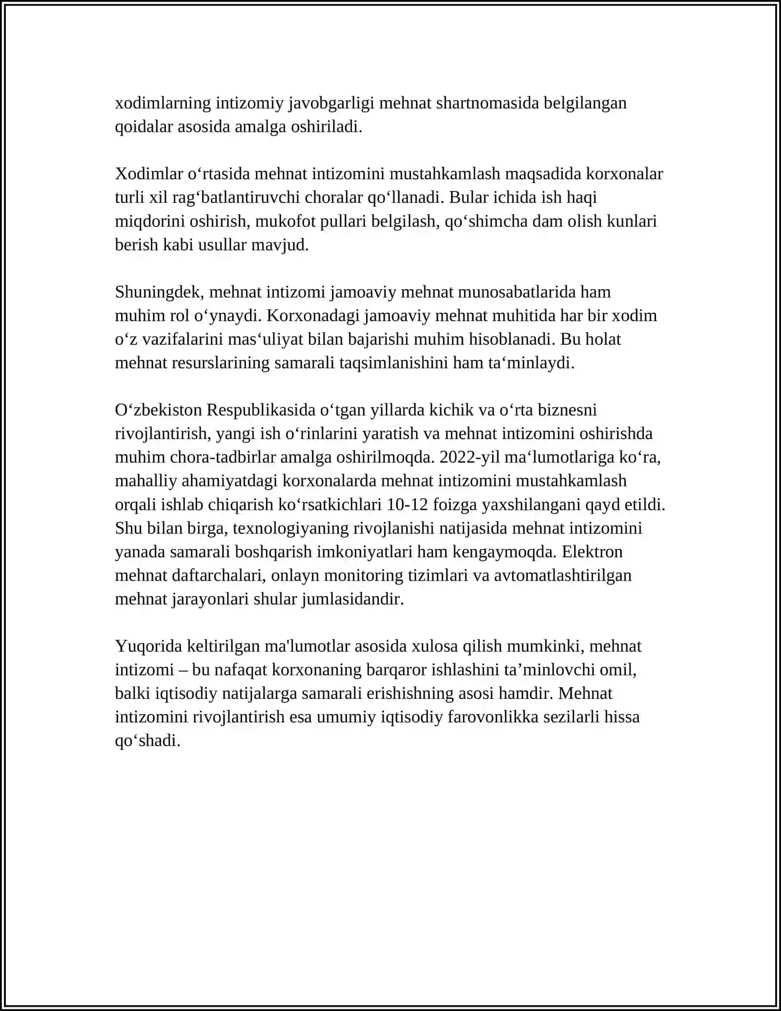 MEHNAT INTIZOMI TIBIYOT HODIMLARI BURCHLARI VAZIFALARI 4