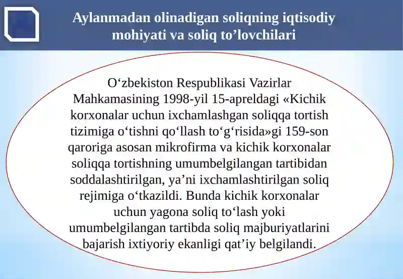 Aylanmadan olinadigan soliq 4