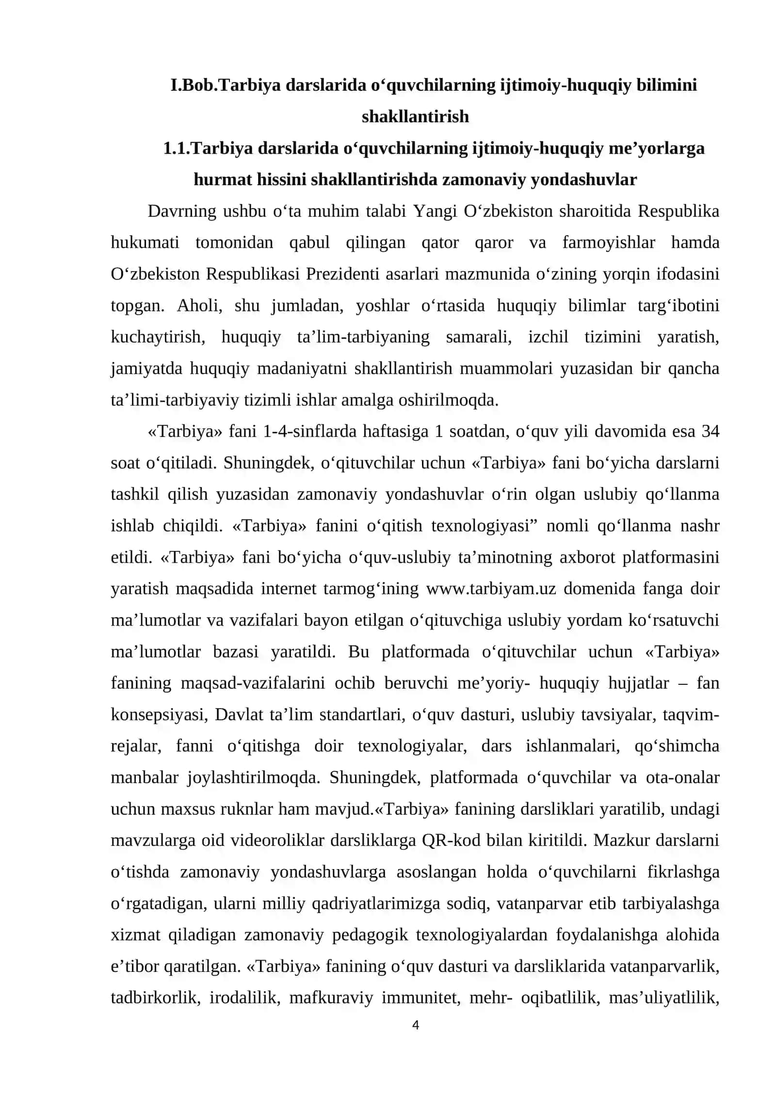 Davlat ramzlar boshlang`ich sinf o`quvchilariga xuquqiy tarbiya berish vositasi sifatida 4