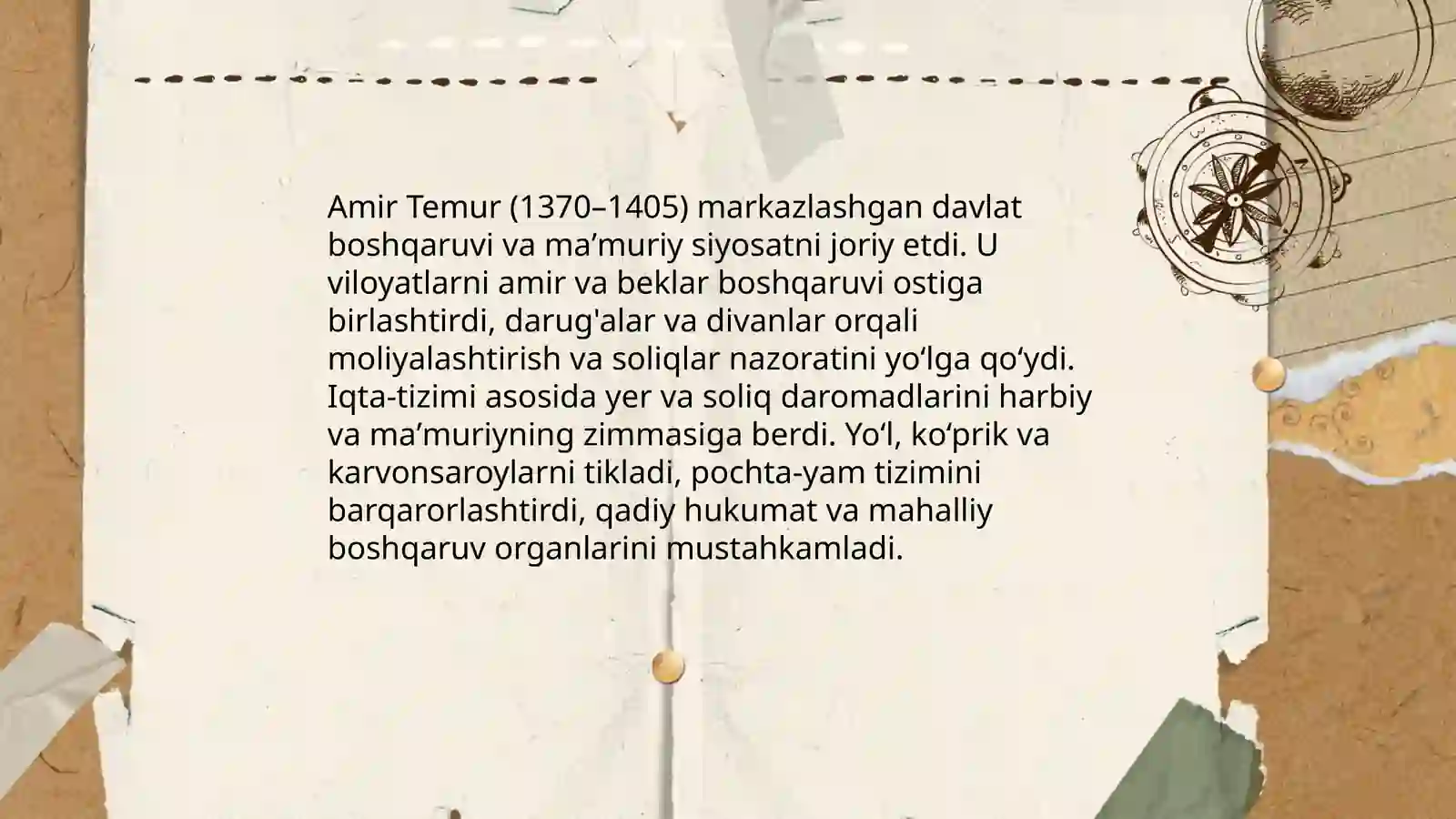 Amir Temur - buyuk davlat arbobi va sarkarda 4