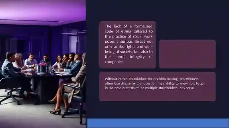 Meeting, ethical behavior & social performance 4