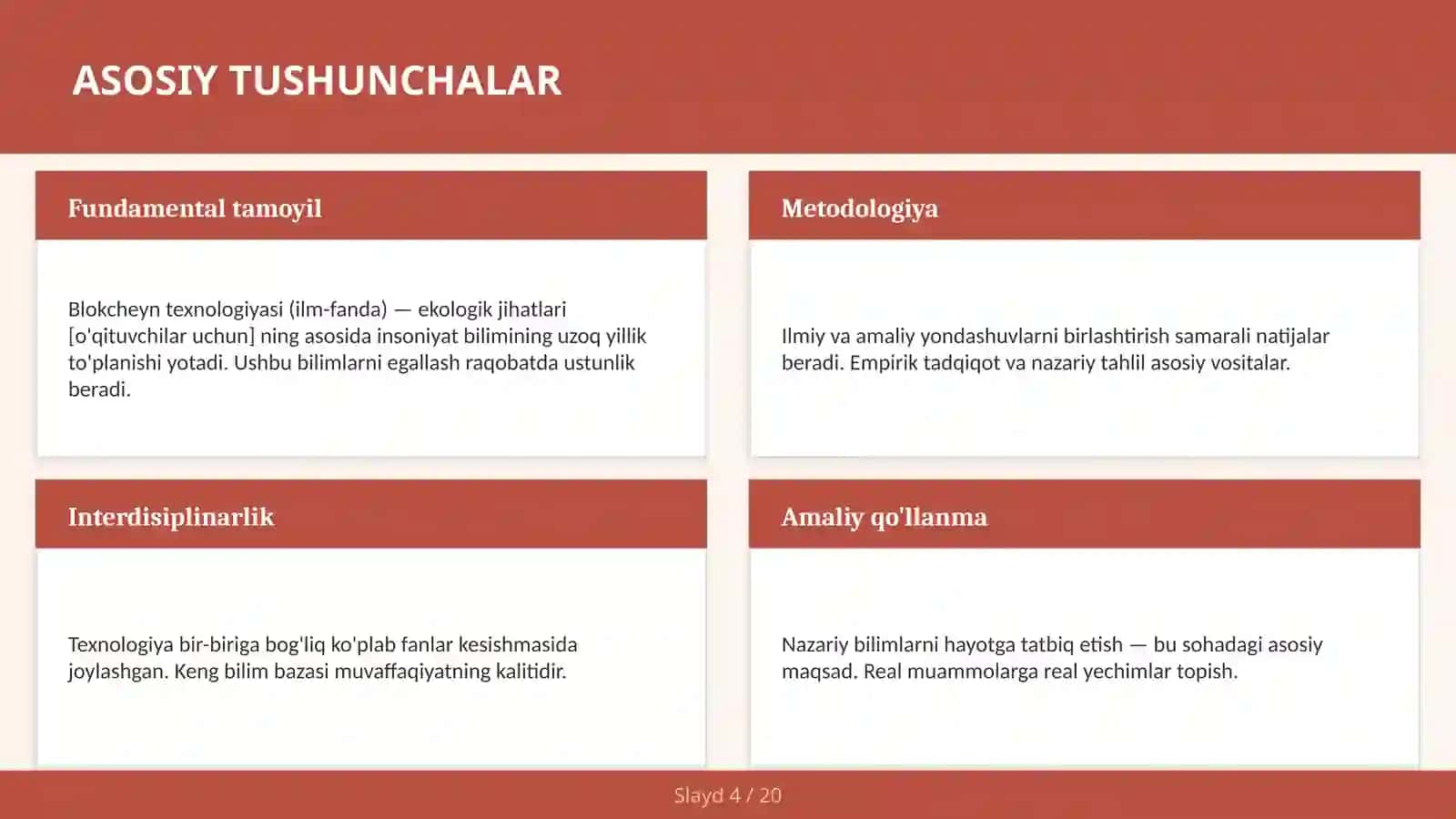 Blokcheyn texnologiyasi (ilm-fanda) — ekologik jihatlari [o'qituvchilar uchun] 4