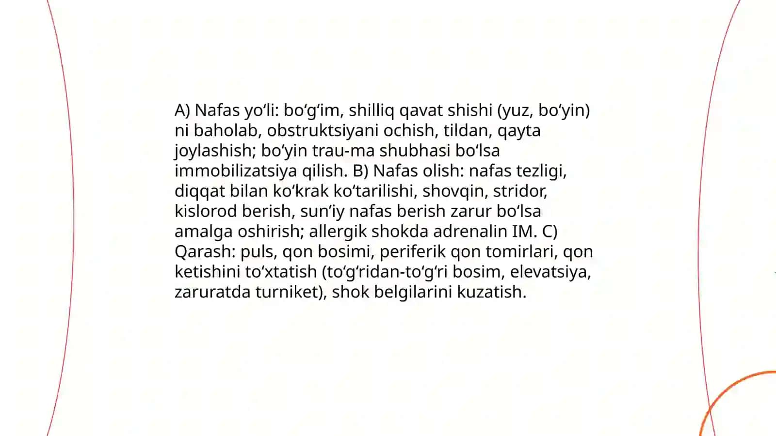 Tishlangan va chaqilgan jarohatlarda birinchi tibbiy yordam 4