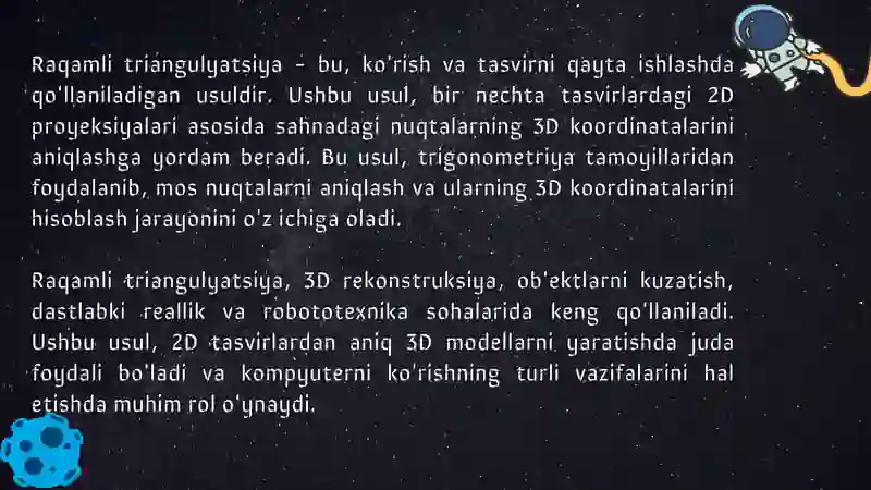 RAQAMLI TRIANGULIATSIYA 4