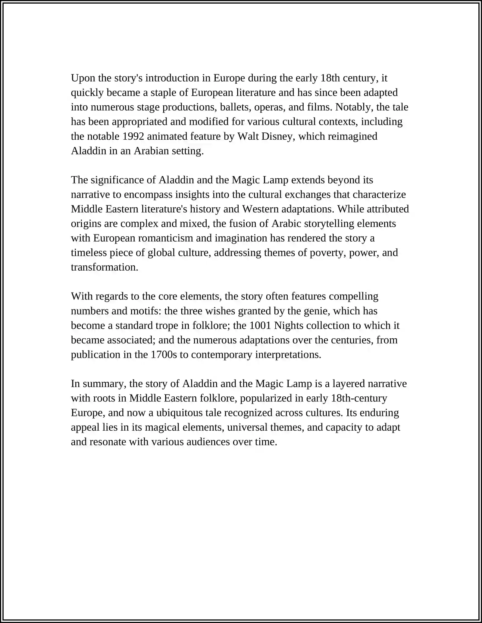 ALADDIN AND MAGIC LAMP 4