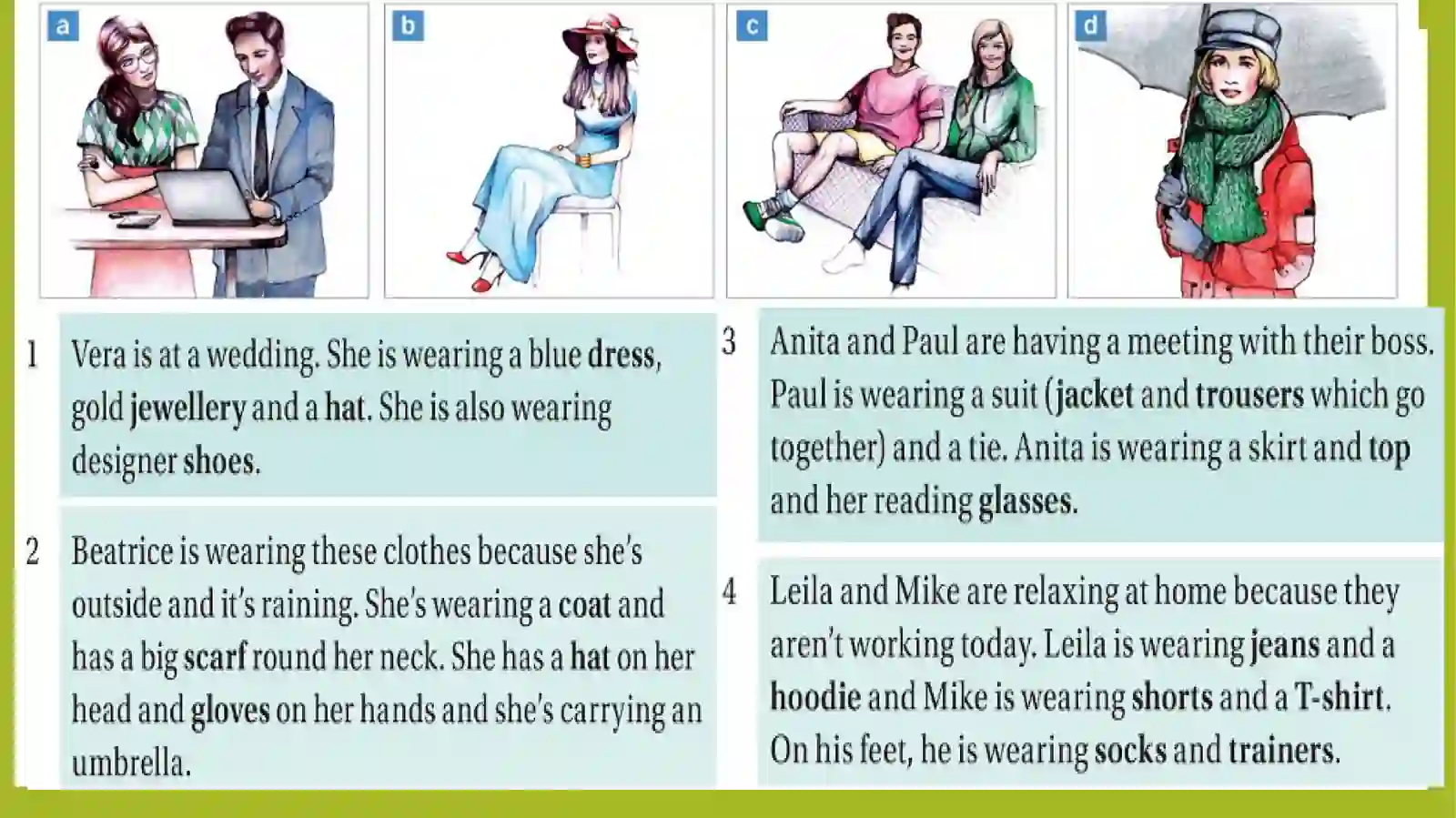 PRESENT CONTINUOUS Clothes and Shopping 4