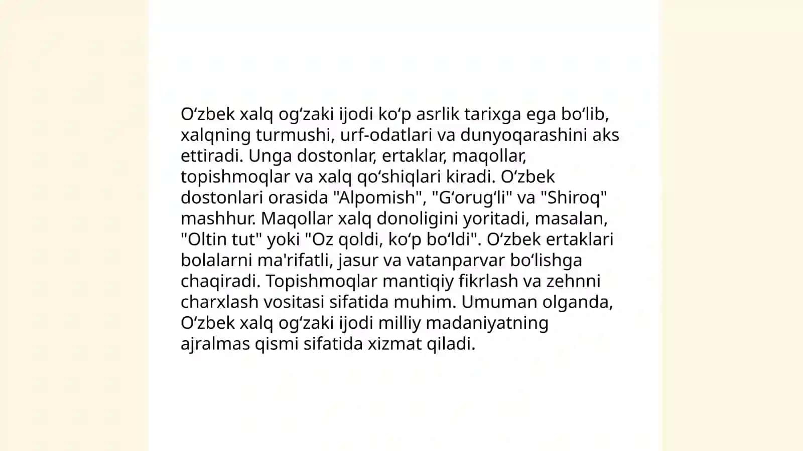 Oʻzbek xalqining milliy oʻziga xosligi va axloqiy meʼyorlari 4