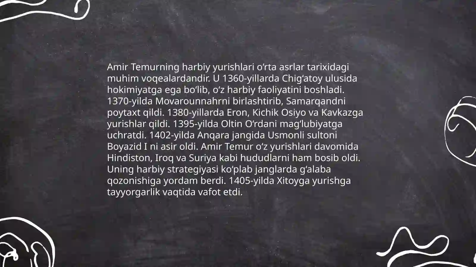 Amir Temur hayoti 4