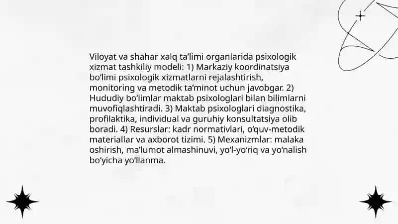 Viloyat, shahar xalq ta’limi organlardagi psixologlar 4
