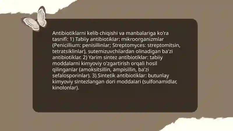 Kimyoterapiya va antibiotiklar 4