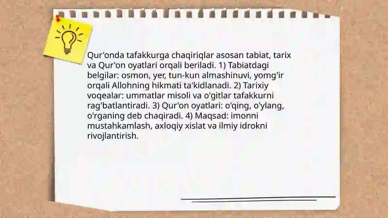 Tafakkur 4